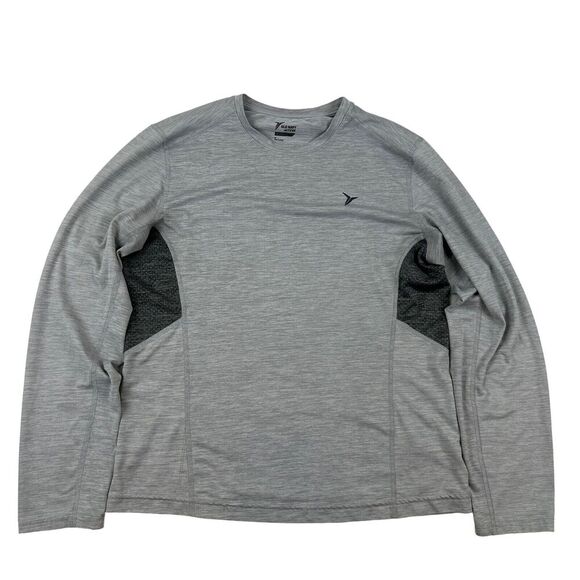 Old Navy Active Go Dry Men’s Gray Long Sleeve T-Shirt Crew Neck Size M - Picture 1 of 8